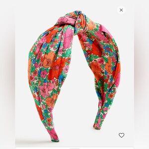 J. Crew Knot Headband In Liberty® Print